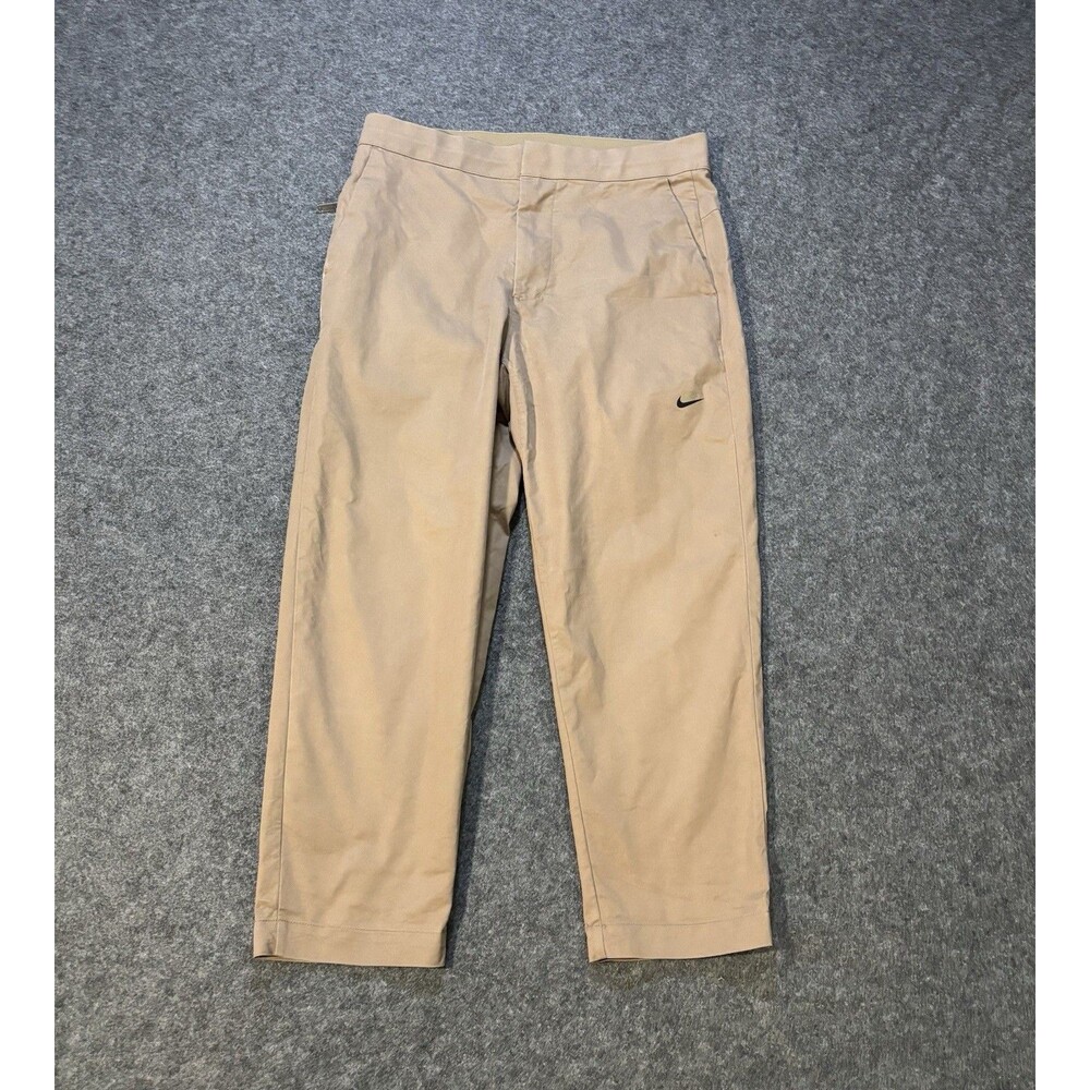 Nike Sportswear Cropped Taper Pants Men’s Sz M Size 30 Khaki